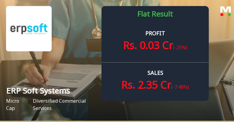 ERP Soft Systems Q3 FY26: Profit Slumps 40% as Margins Compress Sharply