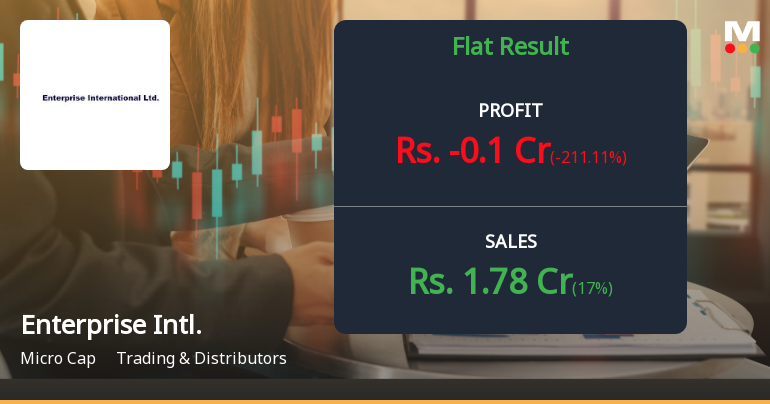 Enterprise International Q3 FY26: Losses Deepen Amid Revenue Volatility
