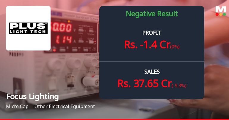 Focus Lighting Q3 FY26: Profit Plunge Signals Deepening Operational Crisis