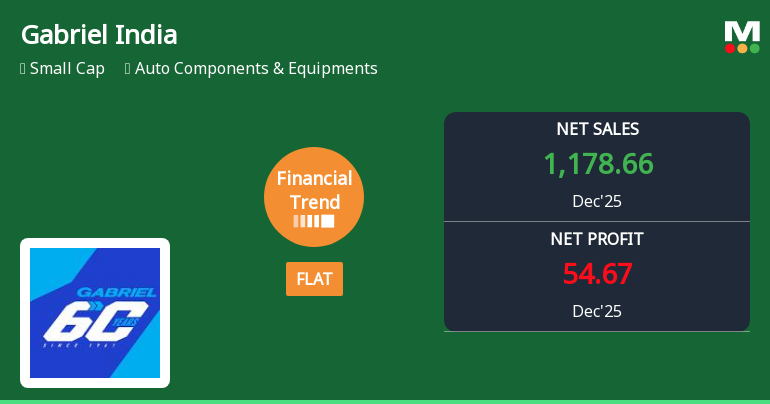 Gabriel India Ltd Reports Flat Quarterly Performance Amid Shifting Financial Trends
