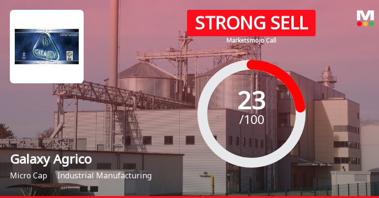 Galaxy Agrico Exports Ltd Downgraded to Strong Sell Amid Technical and Financial Concerns