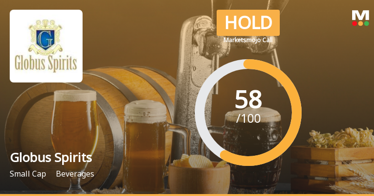 Globus Spirits Ltd is Rated Hold by MarketsMOJO