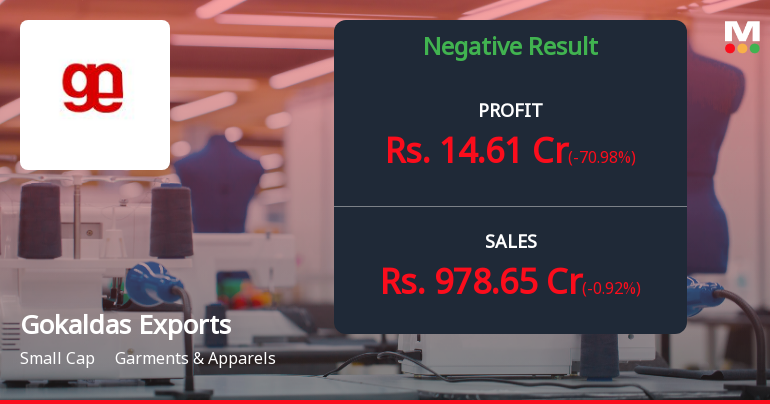 Gokaldas Exports Q3 FY26: Profit Plunges 71% as Margin Pressures Mount