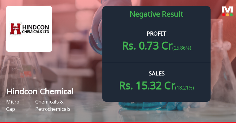 Hindcon Chemicals Q2 FY26: Profit Plunges 46% Despite Revenue Growth