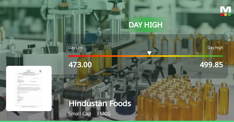 Hindustan Foods Ltd Hits Intraday High with 7.07% Surge on 3 Feb 2026