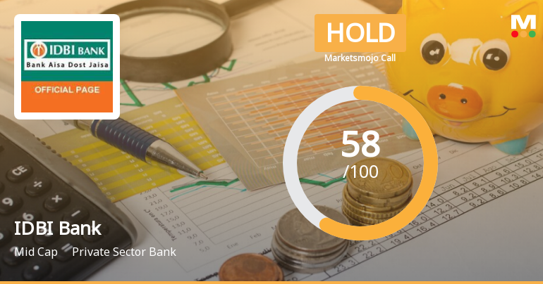 IDBI Bank Ltd. is Rated Hold by MarketsMOJO