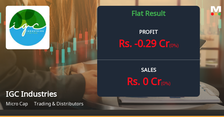 IGC Industries Q3 FY26: Operations Grind to a Halt as Losses Mount