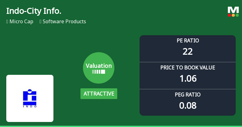 Indo-City Infotech Ltd Valuation Shifts Signal Renewed Price Attractiveness