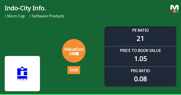 Indo-City Infotech Ltd Valuation Shifts Signal Changing Market Sentiment