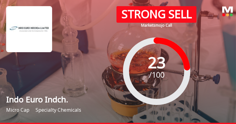 Indo Euro Indchem Ltd Downgraded to Strong Sell Amid Weak Financials and Technical Setbacks