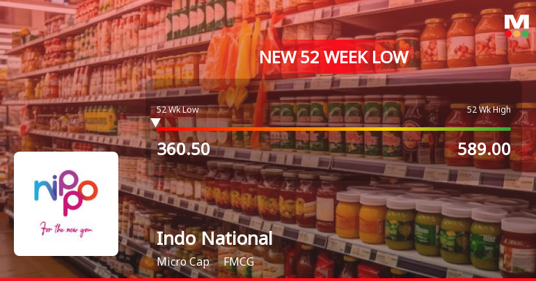 Indo National Ltd Falls to 52-Week Low Amidst Continued Downtrend