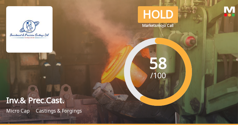 Investment & Precision Castings Ltd Upgraded to Hold on Technical and Financial Improvements