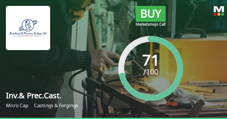 Investment & Precision Castings Ltd is Rated Buy