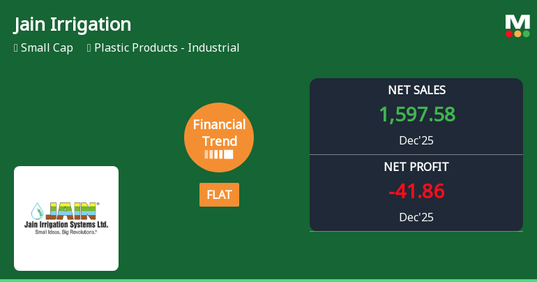 Jain Irrigation Systems Ltd Reports Flat Quarterly Performance Amid Margin Pressures