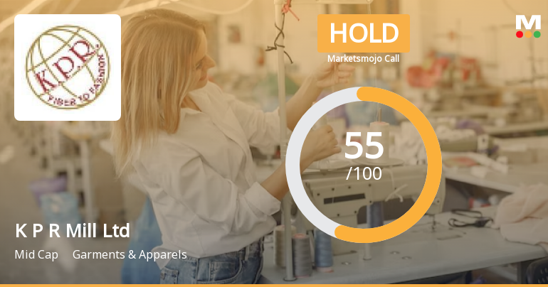 K P R Mill Ltd is Rated Hold by MarketsMOJO