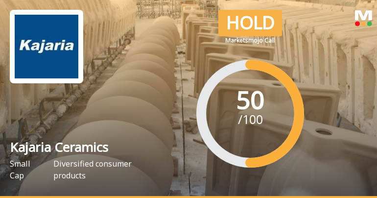 Kajaria Ceramics Ltd. is Rated Hold by MarketsMOJO
