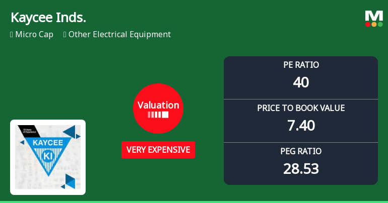 Kaycee Industries Ltd Valuation Shifts Signal Heightened Price Risk