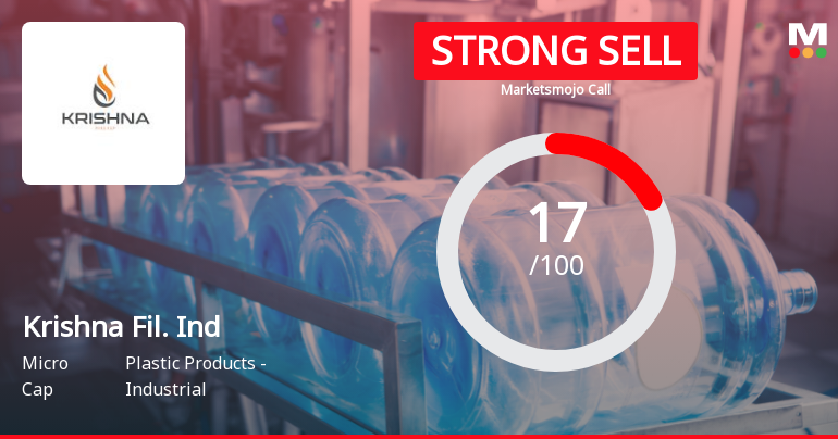 Krishna Filament Industries Ltd Downgraded to Strong Sell Amid Weak Fundamentals and Bearish Technicals