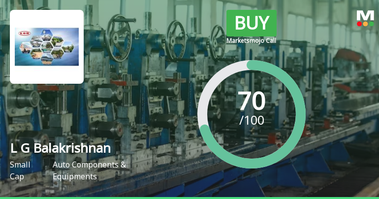 L G Balakrishnan & Bros Ltd is Rated Buy