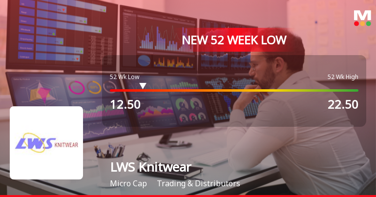 LWS Knitwear Ltd Falls to 52-Week Low Amidst Weak Financial Metrics