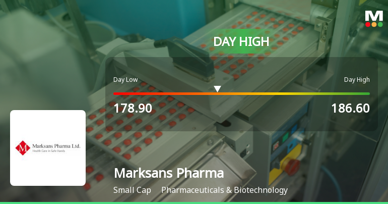 Marksans Pharma Ltd Hits Intraday High with 13.14% Surge on 3 Feb 2026