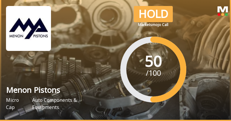 Menon Pistons Ltd is Rated Hold by MarketsMOJO
