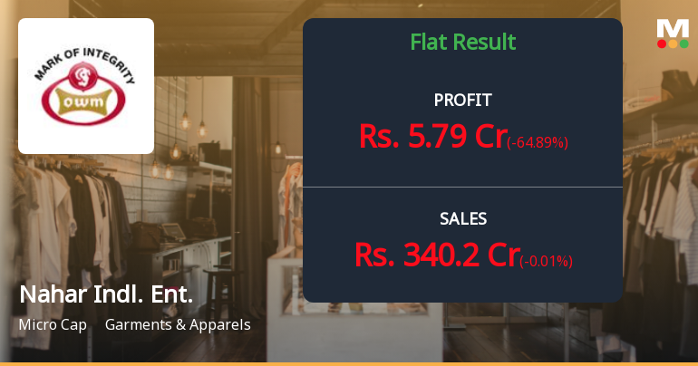 Nahar Industrial Enterprises Q3 FY26: Profit Surge Masks Operational Weakness