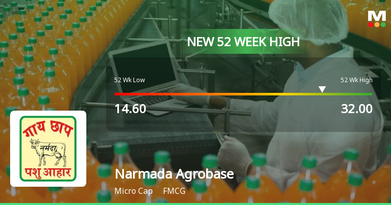 Narmada Agrobase Ltd Hits New 52-Week High Marking Significant Milestone