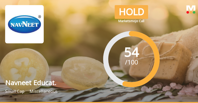 Navneet Education Ltd Upgraded to Hold as Quality and Technicals Improve