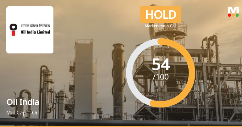 Oil India Ltd. is Rated Hold by MarketsMOJO