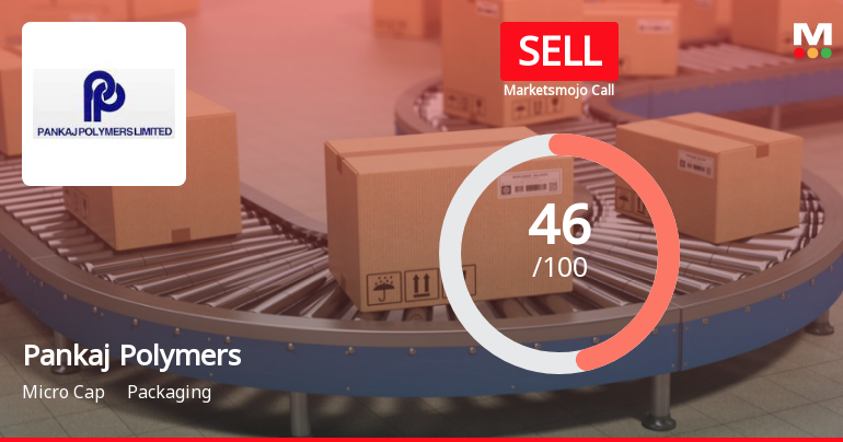 Pankaj Polymers Ltd is Rated Sell by MarketsMOJO