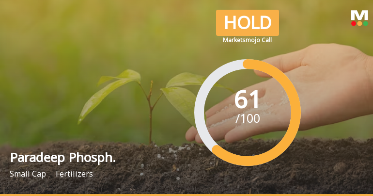 Paradeep Phosphates Ltd is Rated Hold