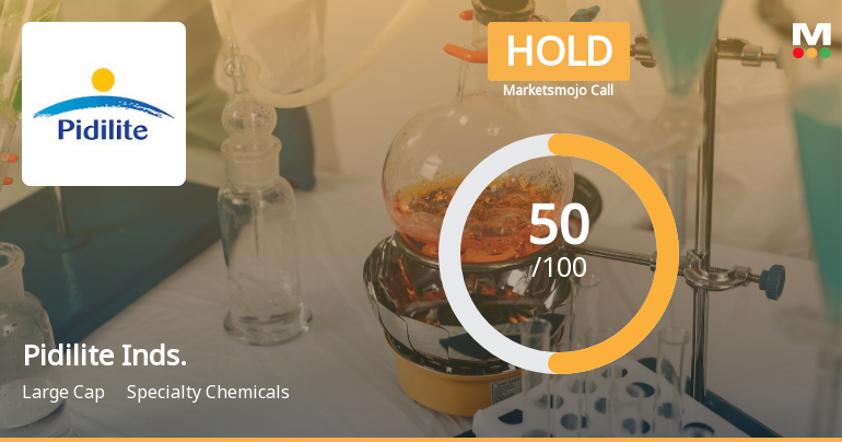 Pidilite Industries Ltd Upgraded to Hold by MarketsMOJO on Technical Improvements