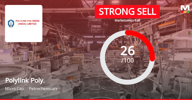 Polylink Polymers (India) Ltd is Rated Strong Sell