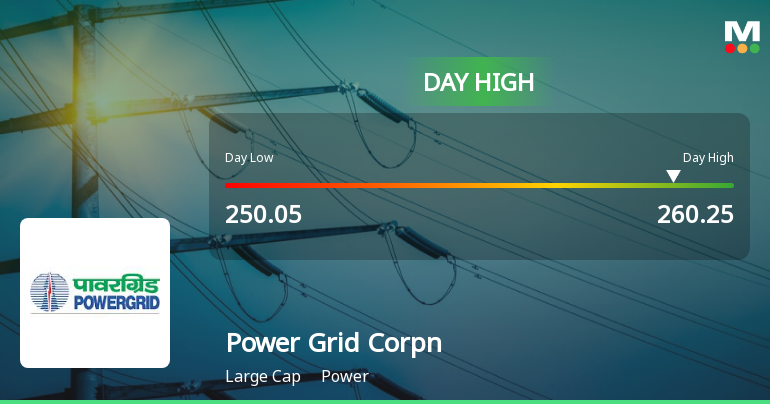 Power Grid Corporation of India Ltd Hits Intraday High with 3.55% Surge