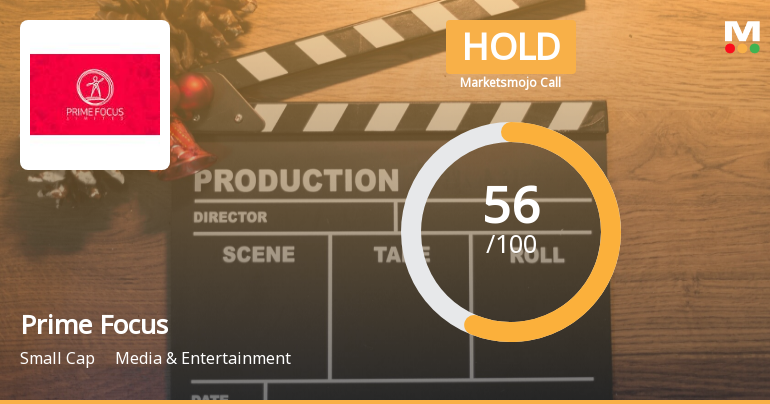 Prime Focus Ltd is Rated Hold by MarketsMOJO