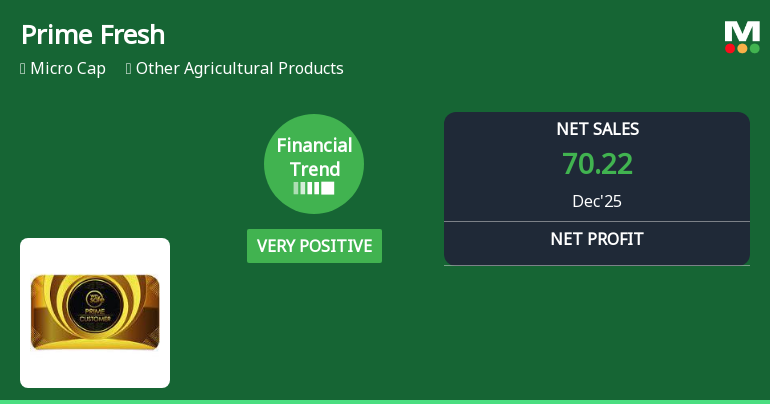 Prime Fresh Ltd Reports Strong Quarterly Gains Amid Positive Financial Trend Shift