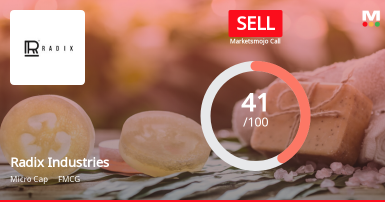 Radix Industries (India) Ltd is Rated Sell