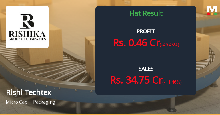 Rishi Techtex Q2 FY26: Margin Pressures Offset Strong Revenue Growth