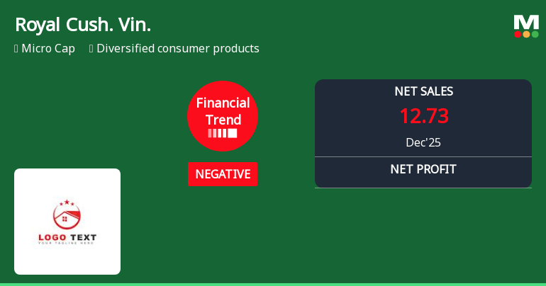 Royal Cushion Vinyl Products Ltd Reports Sharp Decline in Quarterly Financial Performance