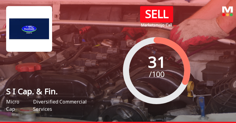 S I Capital & Financial Services Ltd Upgraded to Sell on Improved Valuation and Technicals