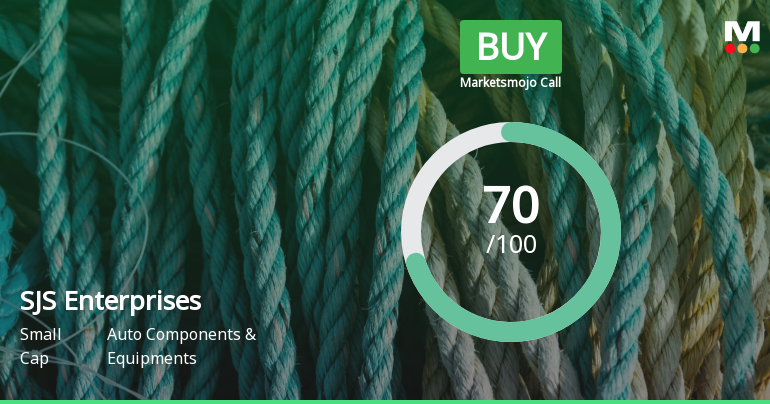 S J S Enterprises Ltd is Rated Buy