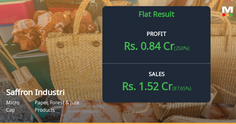 Saffron Industries Q2 FY26: Profitability Returns Amid Revenue Volatility