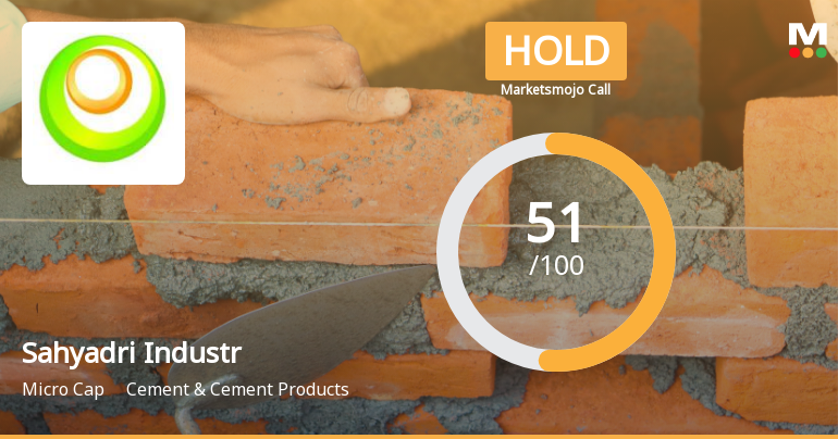 Sahyadri Industries Ltd Upgraded to Hold on Technical Improvements and Valuation Appeal