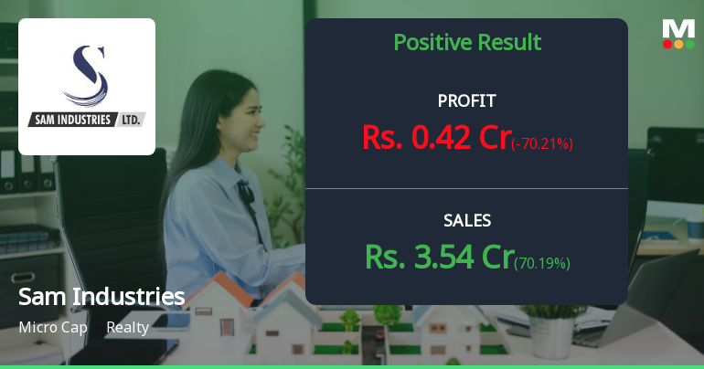 Sam Industries Q2 FY26: Strong Profit Growth Masks Underlying Volatility Concerns