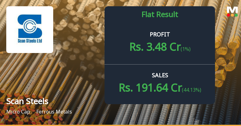 Scan Steels Q2 FY26: Profitability Collapse Raises Serious Concerns