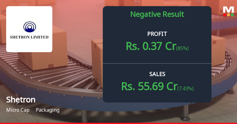 Shetron Ltd Q3 FY26: Margin Pressure Persists Amid Volume Weakness