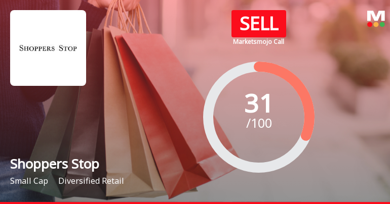 Shoppers Stop Ltd Upgraded to Sell on Improved Technicals and Valuation