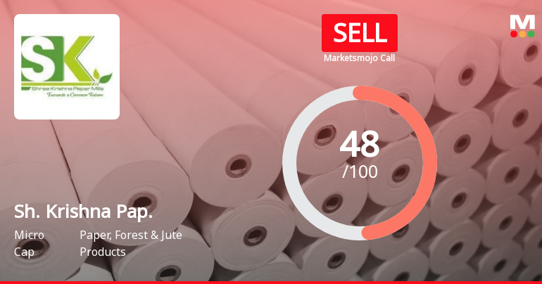 Shree Krishna Paper Mills Downgraded to Sell Amid Valuation and Financial Concerns