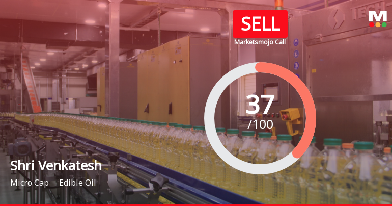 Shri Venkatesh Refineries Ltd is Rated Sell